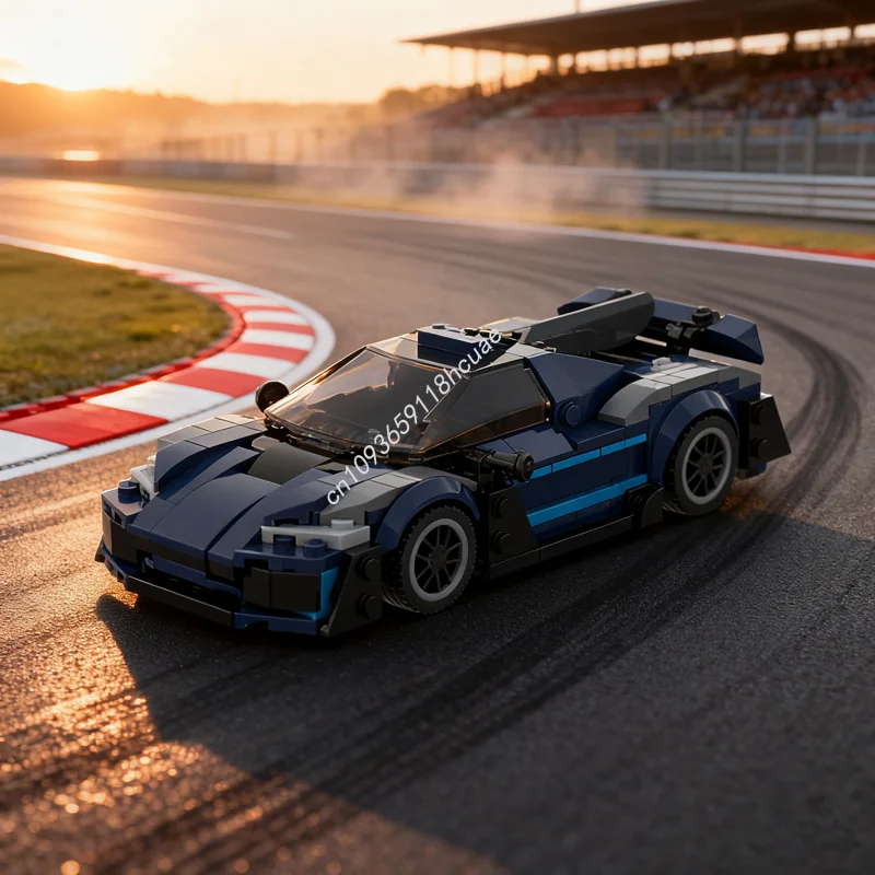 

342 шт. MOC City Champions Суперкар Mercedes Benz One Модель Строительные игрушки Блоки Рождественский подарок DIY Идея Образование Дети