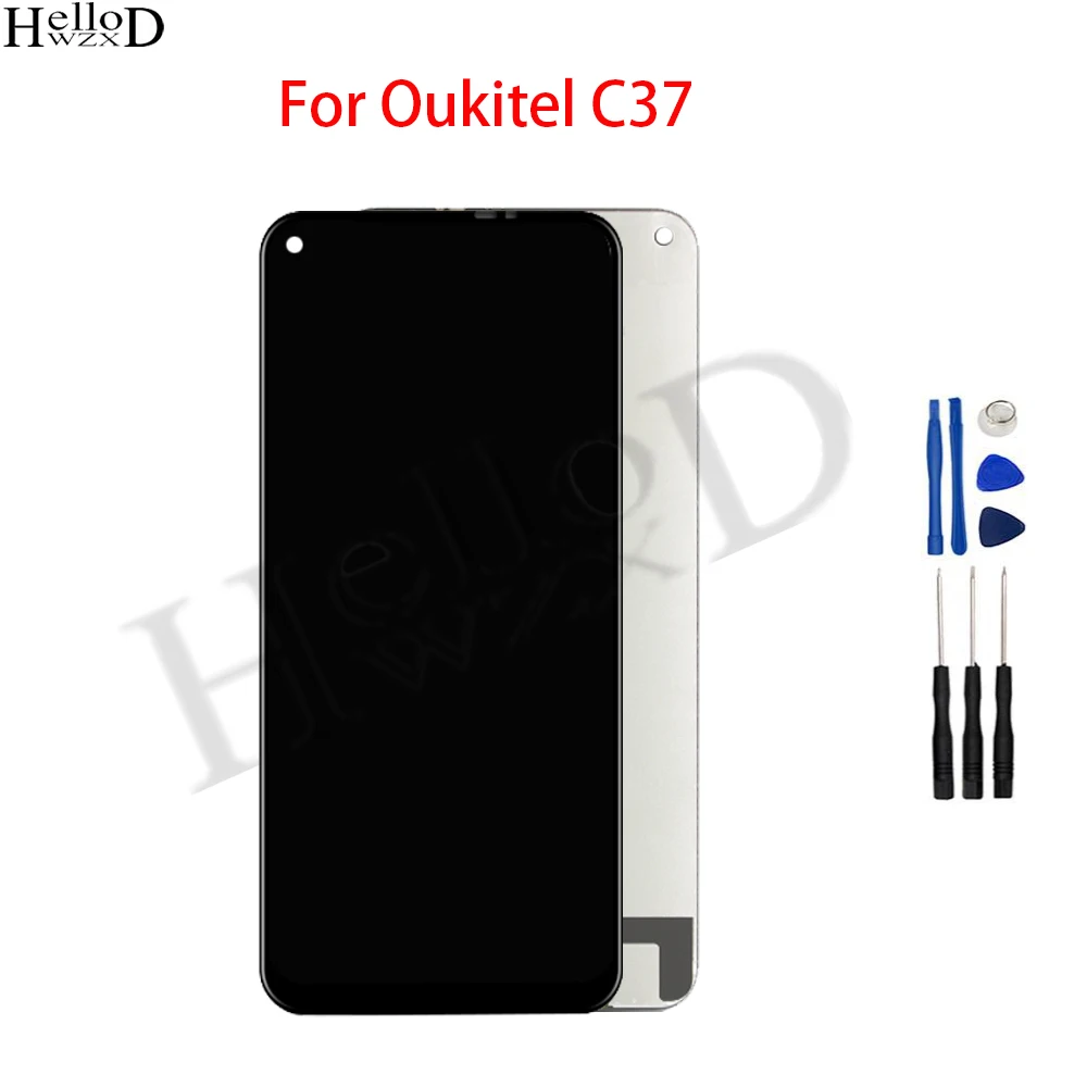 

100% Tested LCD Display For Oukitel C37 LCD Touch Screen Full Display Screen Display Assembly Replacement