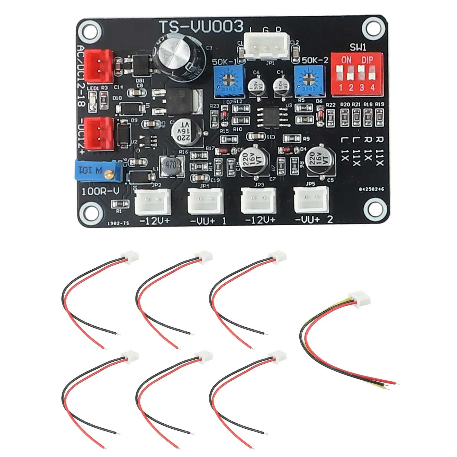 Efficient TS VU003 VU Meter Driver Board  Durable Fiberglass ABS Material  Stable Performance  Quick and Easy Replacement