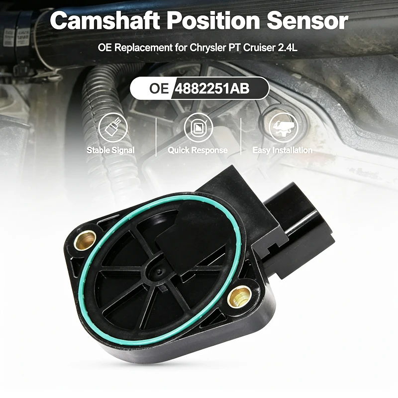 For Chrysler Cirrus Sebring Dodge Avenger Neon Mitsubishi Eclipse 2.0L 2.4L Camshaft Position Sensor 4882851 4882251AB 5093508AA