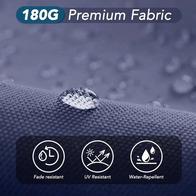 ライト付き10フィートパティオオフセット吊り下げ傘