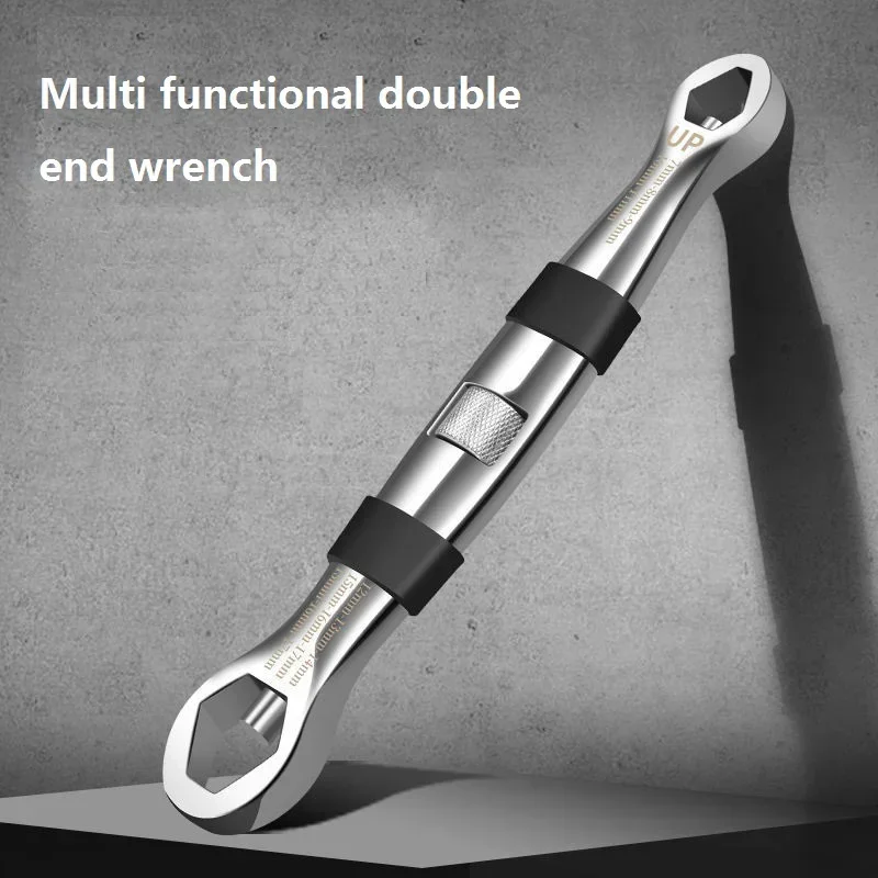 Universal Wrench 23 In 1 Wrench Set Ratchets Adjustable Spanner 7-19mm CR-V Key Flexible Multitools Hand Tool For Car Repair