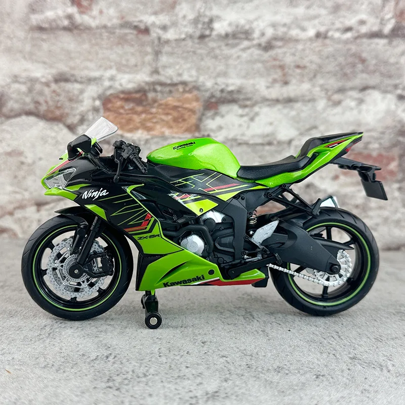 

1:12 ZX-6R сплав модель мотоцикла автомобиль игрушечный литой под давлением моделирование металлический уличный спортивный мотоцикл коллекция