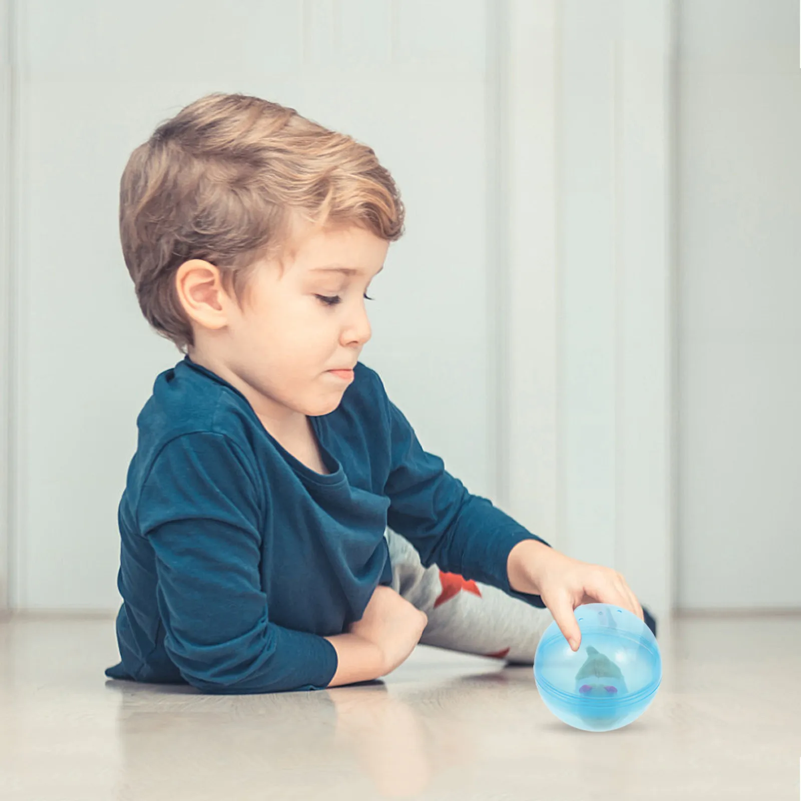 

1Pcs Electric Rolling Hamster Ball Cartoon Animal Shape for Kids Playing Color Cognitive Development Plastic Hamster Ball