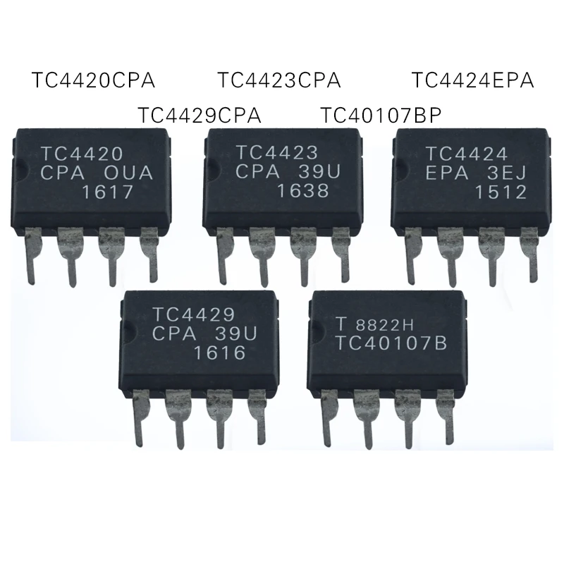 1PCS TC4429CPA TC4424EPA TC40107BP TC4423CPA TC4420CPA