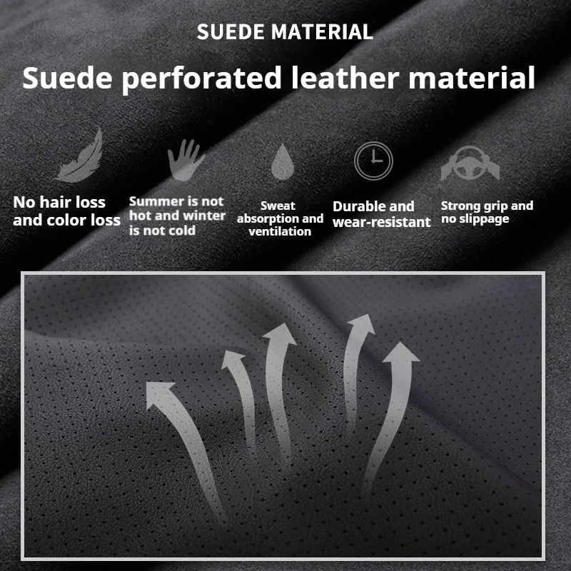 36cm Car Steering Wheel Cover For Peugeot GT-Line 107 206 207 208 301 307 308 406 407 408 508 607 2008 3008 4008 5008 RCZ Rifter