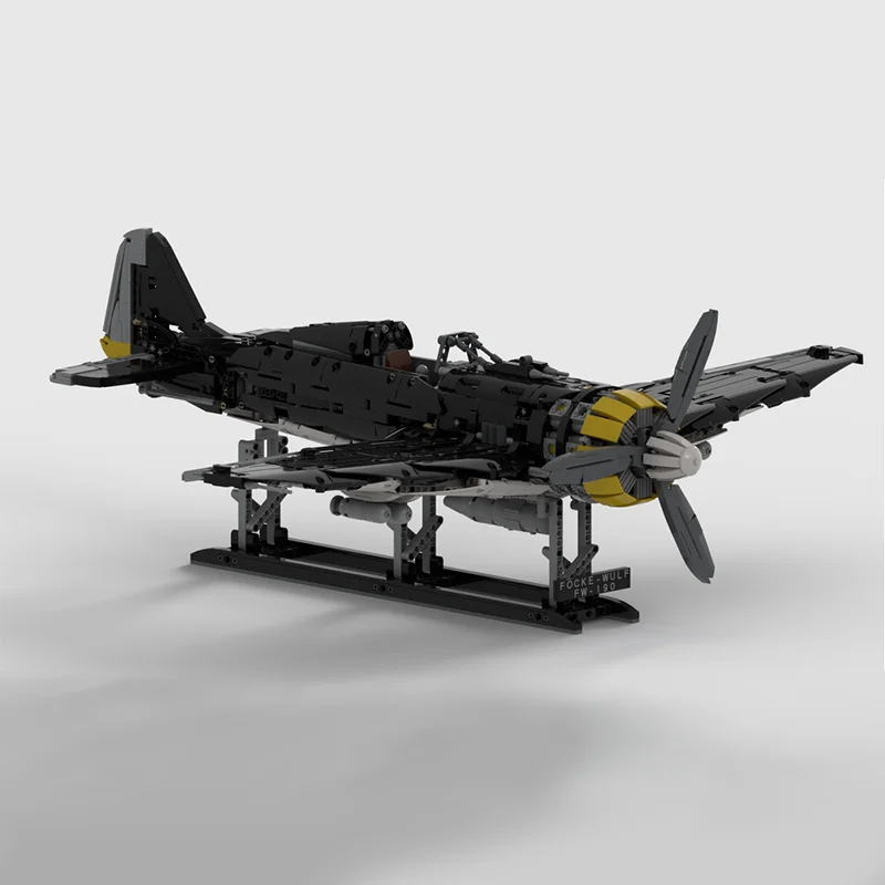 2523 قطعة MOC Focke Wulf FW النموذج الفني اللبنات تجميع هدايا عيد الميلاد الإبداعية لعبة فكرة التعليم الطوب عيد ميلاد #3