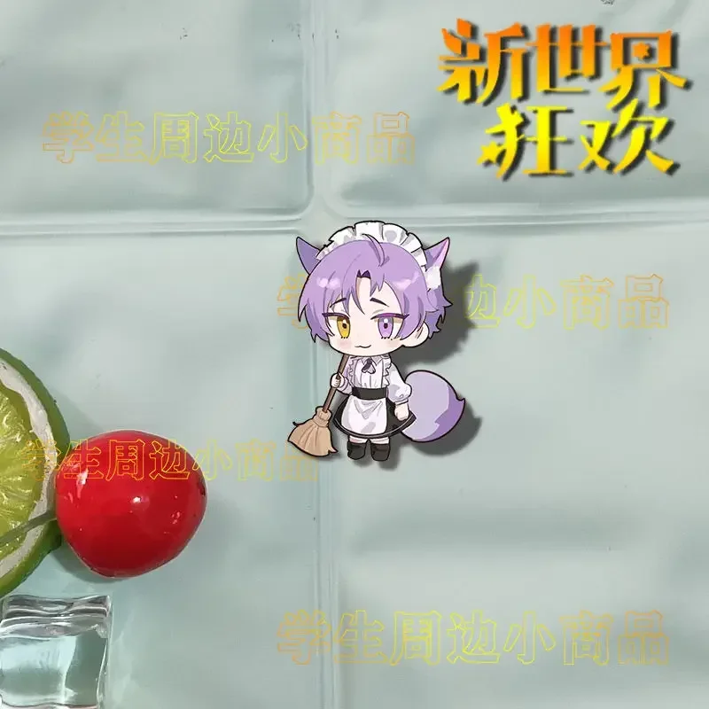 10шт Косплей: Карнавал ‌   Акриловый значок Overture Quincy, мультяшные булавки, украшение «сделай сам», аксессуары для рюкзака, одежды, милый подарок Лолиты