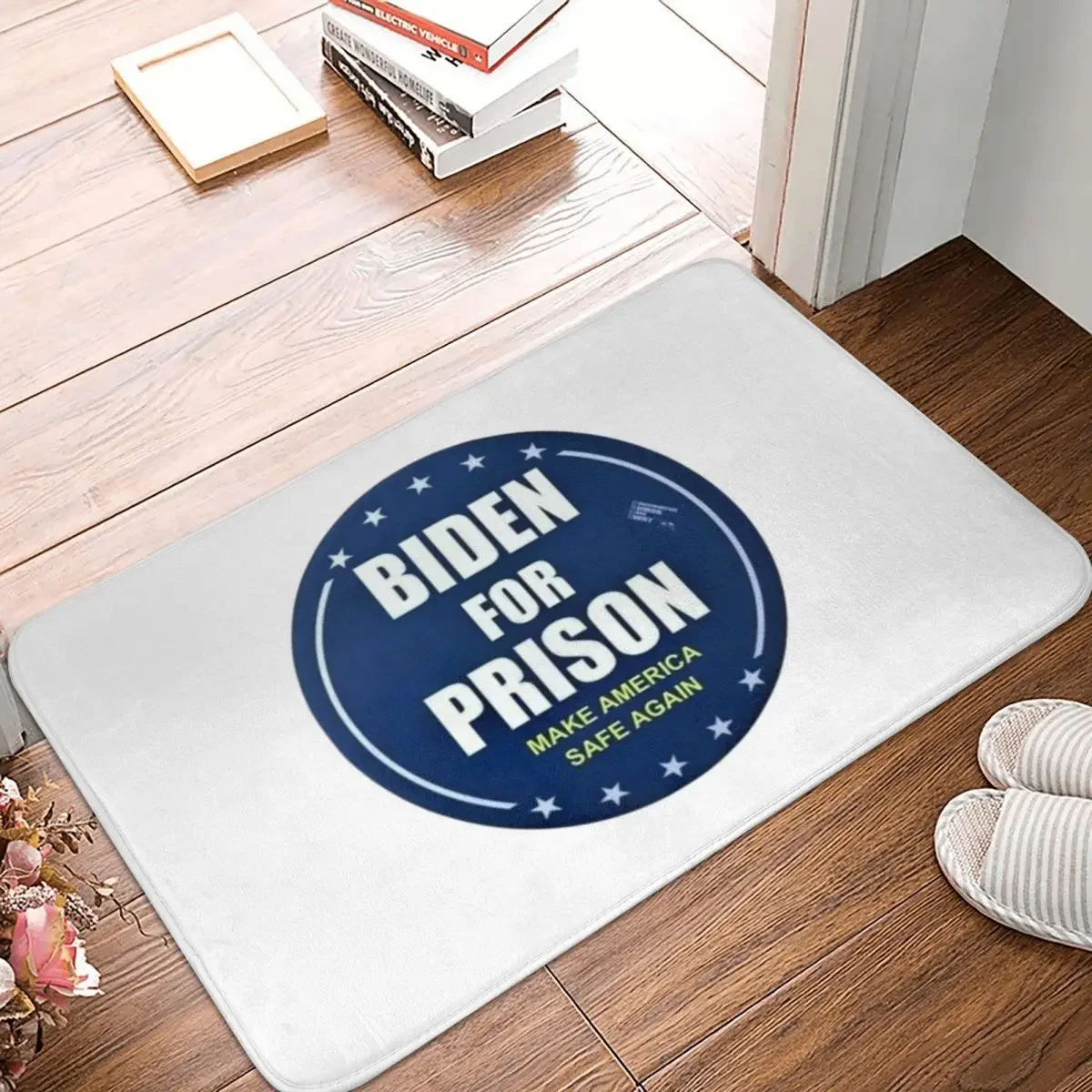 

Political Doormat Rug Carpet Mat Footpad Polyester Anti-slip Durable Entrance Kitchen Bedroom Balcony Toilet