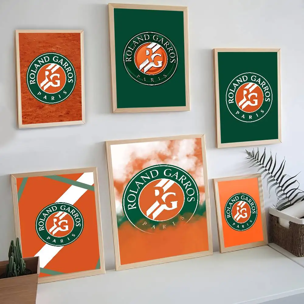 Tennis Game R-Roland G-Garros Classic Movie Posters Vintage Room Bar Cafe Decor Nordic Home Decor