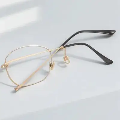 

2pcs Metal Glasses Replacement Temple Universal Eyeglasses Arm Legs Black Durable For Myopia Frames Compatible Most Glasses