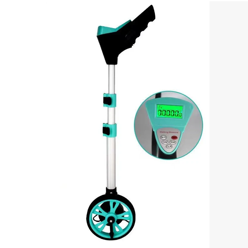 High Precision Classic Digital Display Handheld New Mechanical Distance Measuring Wheel Measuring Distance Tool