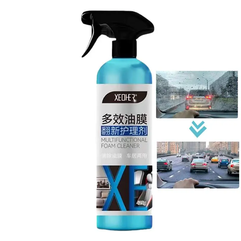 

Glass Oil Film Remover Auto 425ml Glass Cleaning Refurbishing Agent Refurbishing Care Agent For Car Glass Windshield And