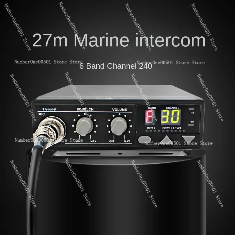 راديو K-6124MK2 محطة السيارة CB جهاز اتصال لاسلكي على الموجات القصيرة EM-24 #3