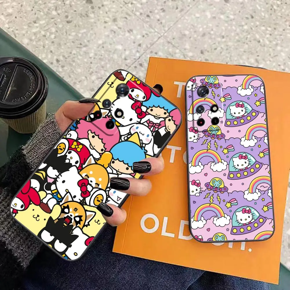 Case For Redmi Note 12 11 10 9T 9S 9 8T 8 7 6 5 5A 4 3 GO Pro Aprime 5G 4G Case Funda Cqoue Shell Anime Cute H-Hello K-Kitty Cat