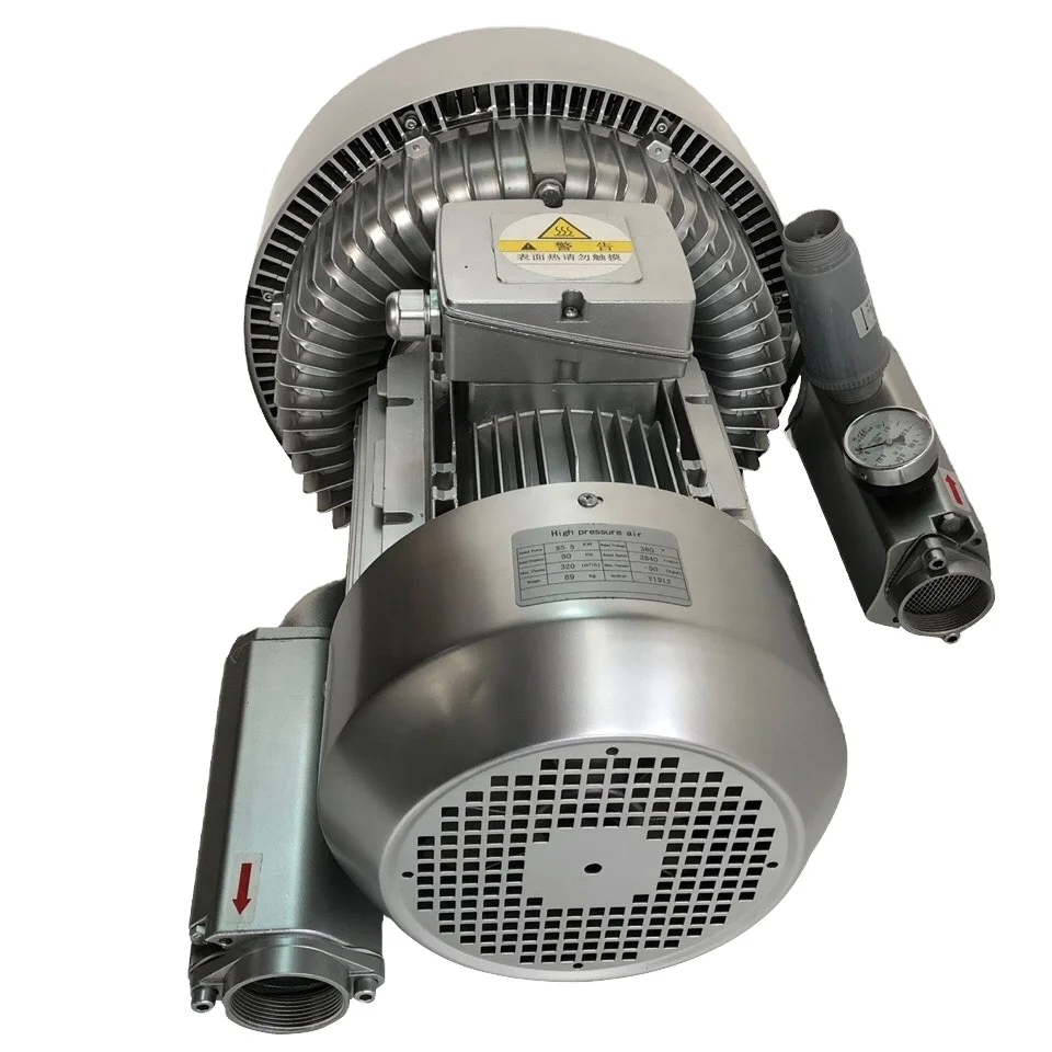 

Golden Bridge JQT7500S 7.5 kw 10hp Double Stage Cnc Vacuum Pump for 1325 Table 10hp Regenerative Blower CNC Cutting Machine