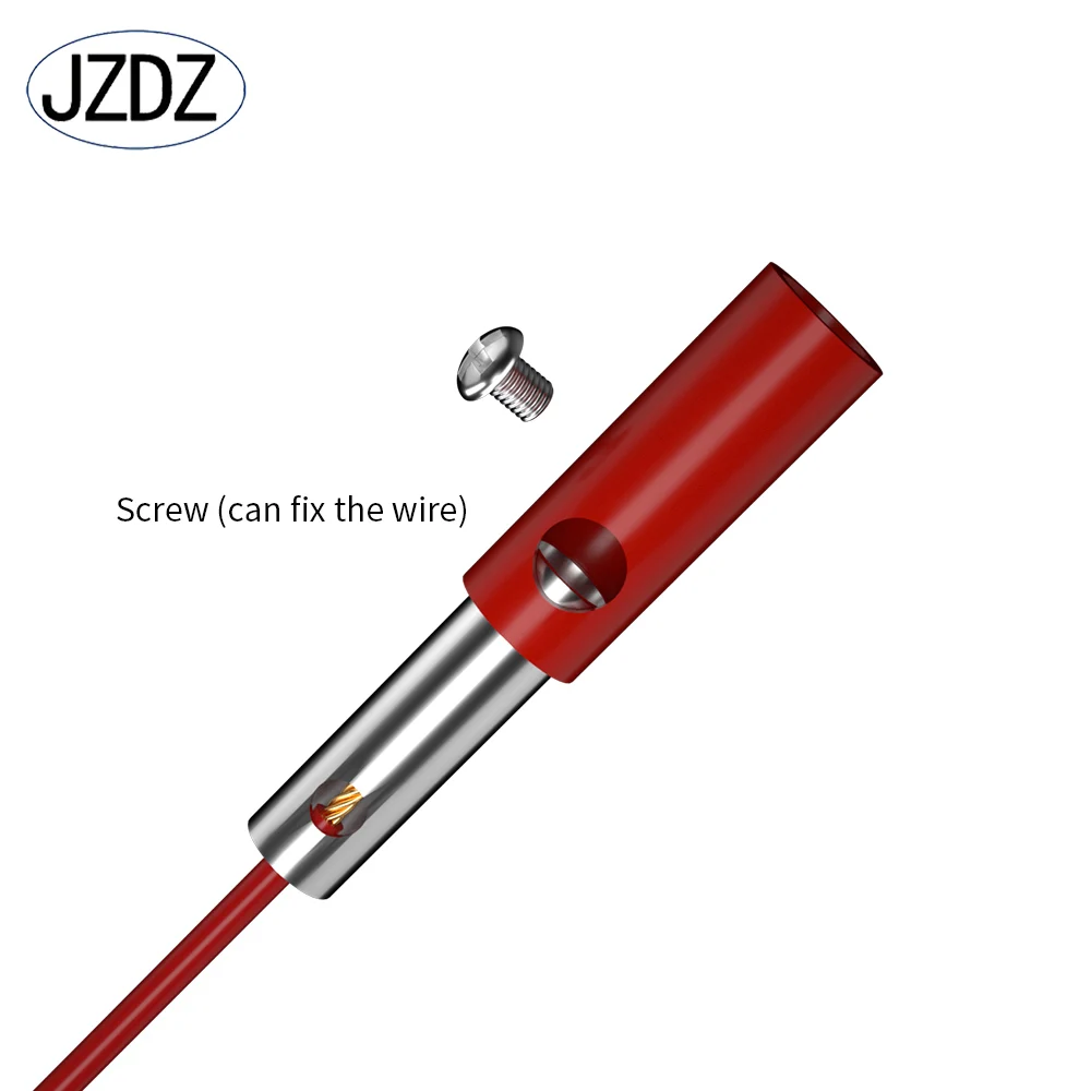 JZDZ 10pcs 4mm Banana Plug Female Banana Socket Test Plug Terminal Electrical Connector 10050