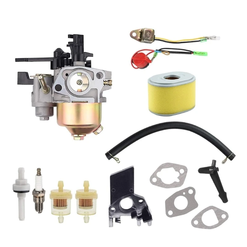 Carburetor Kit for GX160 GX200 GX120 Engine with Ignition Coil Air Filters Tune Up Kit Water Pump Pressure Washer DropShipping