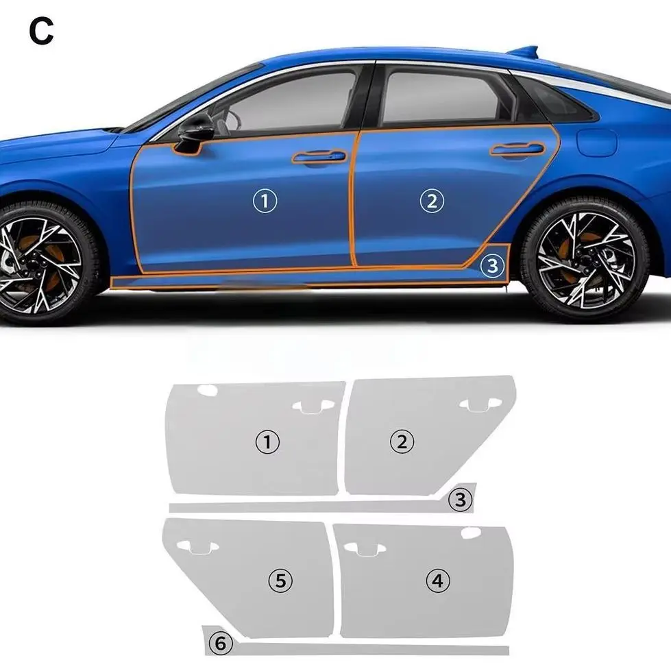 For KIA K5 2025-UP TPU Bumper Hood Pre-cut PPF Kit Clear Paint Protective Film Custom Anti Scratch Self Healing Shield