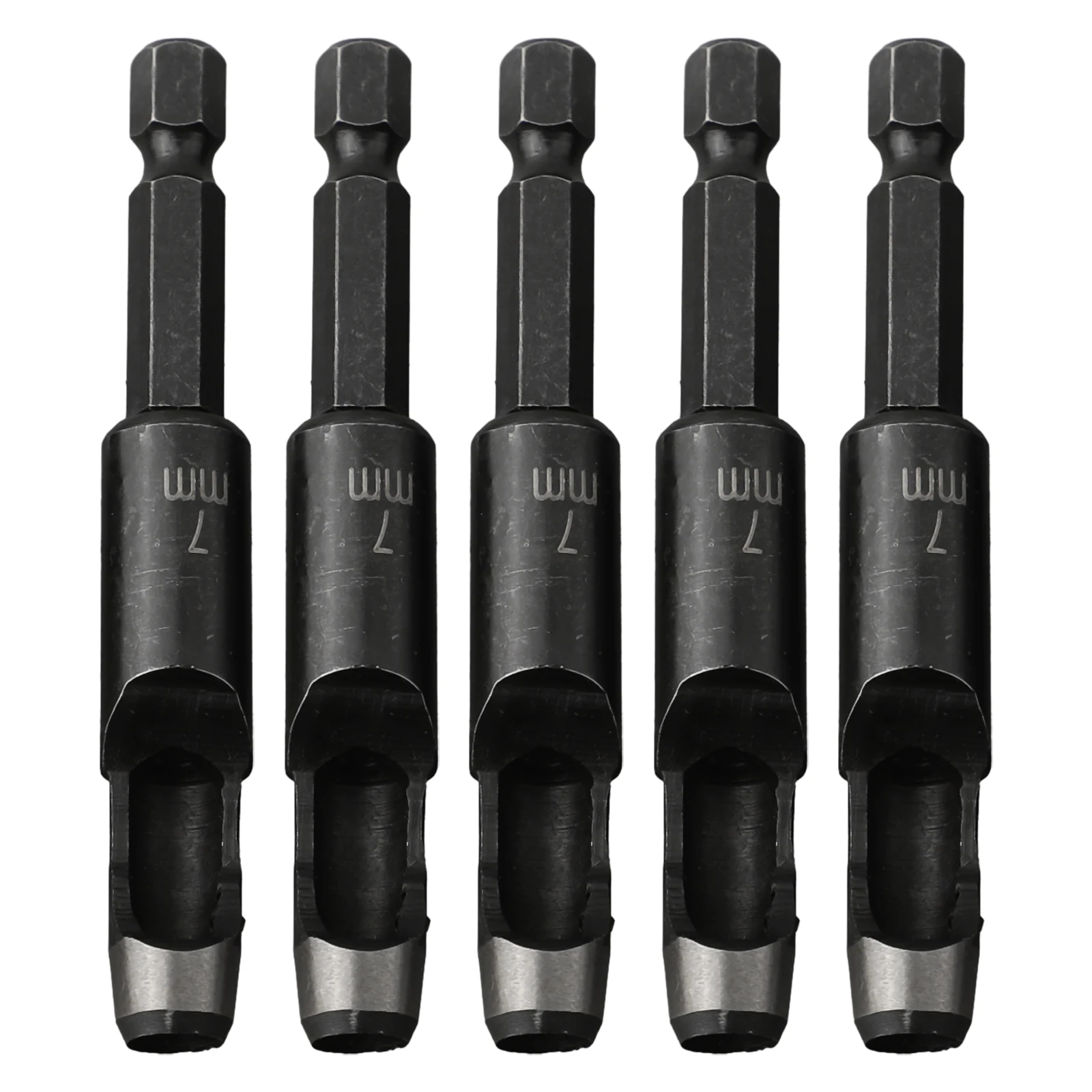 Leather Hole  Punch Hex  Shank Adapter  Electric Machine Hollow Punch For Drill Cardboard Leather    Belt Hole Punching