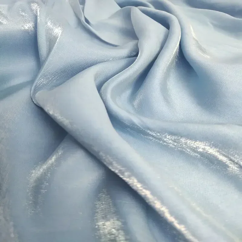 100*150cm Farbverlauf Satin Stoff Hemd Kleid Stoff Stoff DIY handgemachte Nähmaterial pro Meter