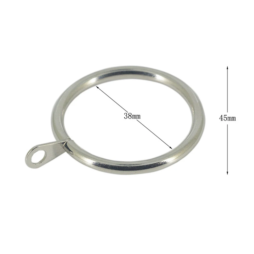 Heavy Duty Curtain Rings For Rods And Poles, Smooth Gliding, Eliminate Pulling And Tugging, Available In Multiple Colors