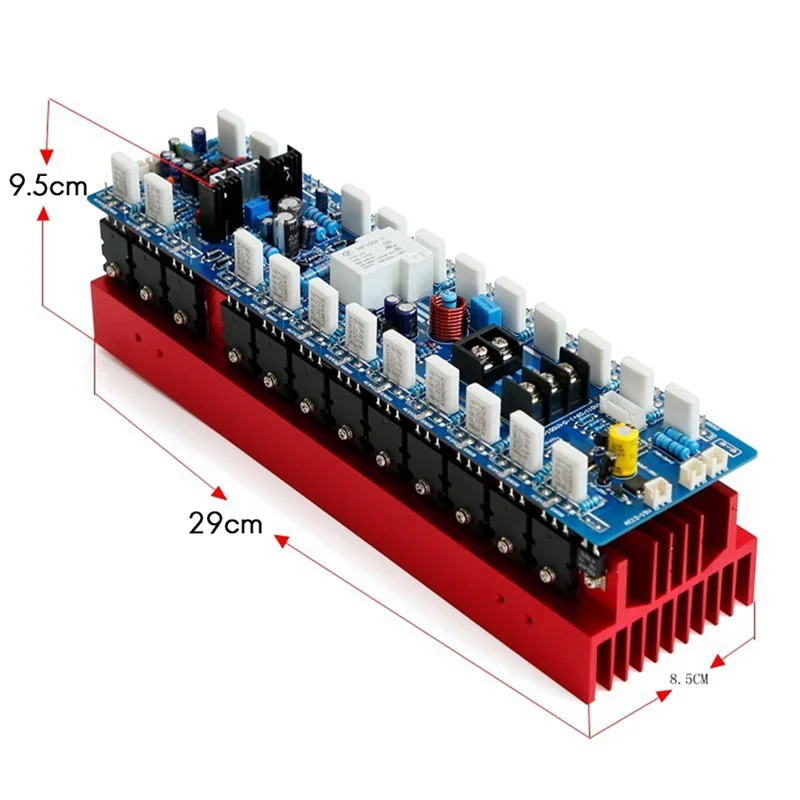 Y45A-Audio Power Amplifier Board High-Power TT1943/5200 12 Pairs Low Noise Low Distortion HIFI Audio Amplifier Module
