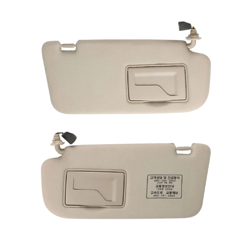 

LH Side Car Sun Visor Sunshade Mirror 85201-2G010J7 for Kia Optima entis 2006-2010 Beige Sun Shield 852012G010J7