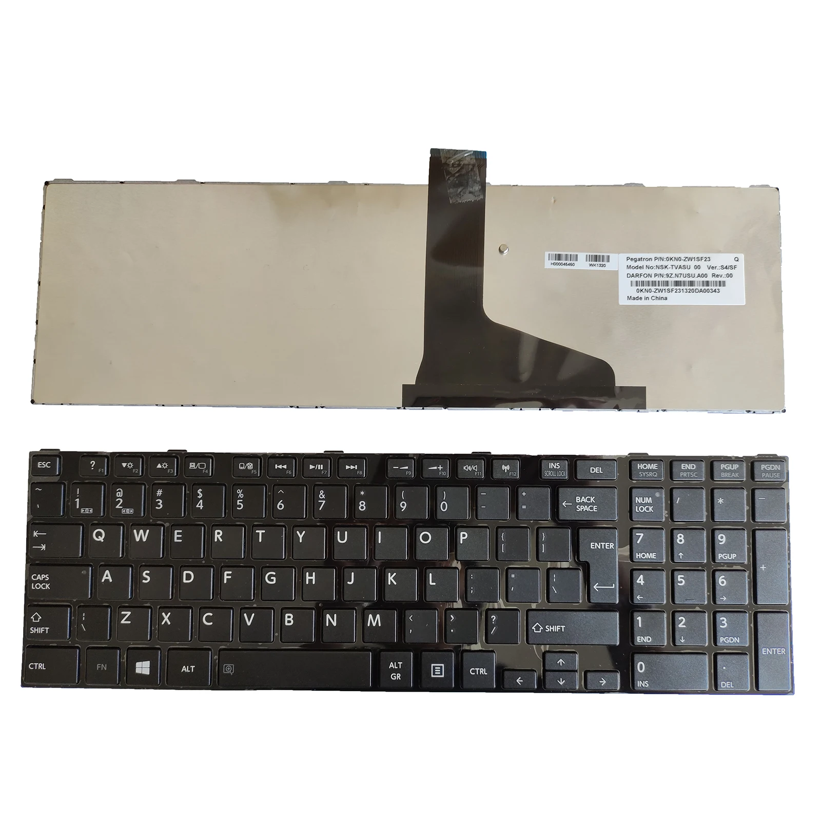 

NEW For Toshiba Satellite L850 L855 L855D L870 L870D L875 L875D Keyboard UI