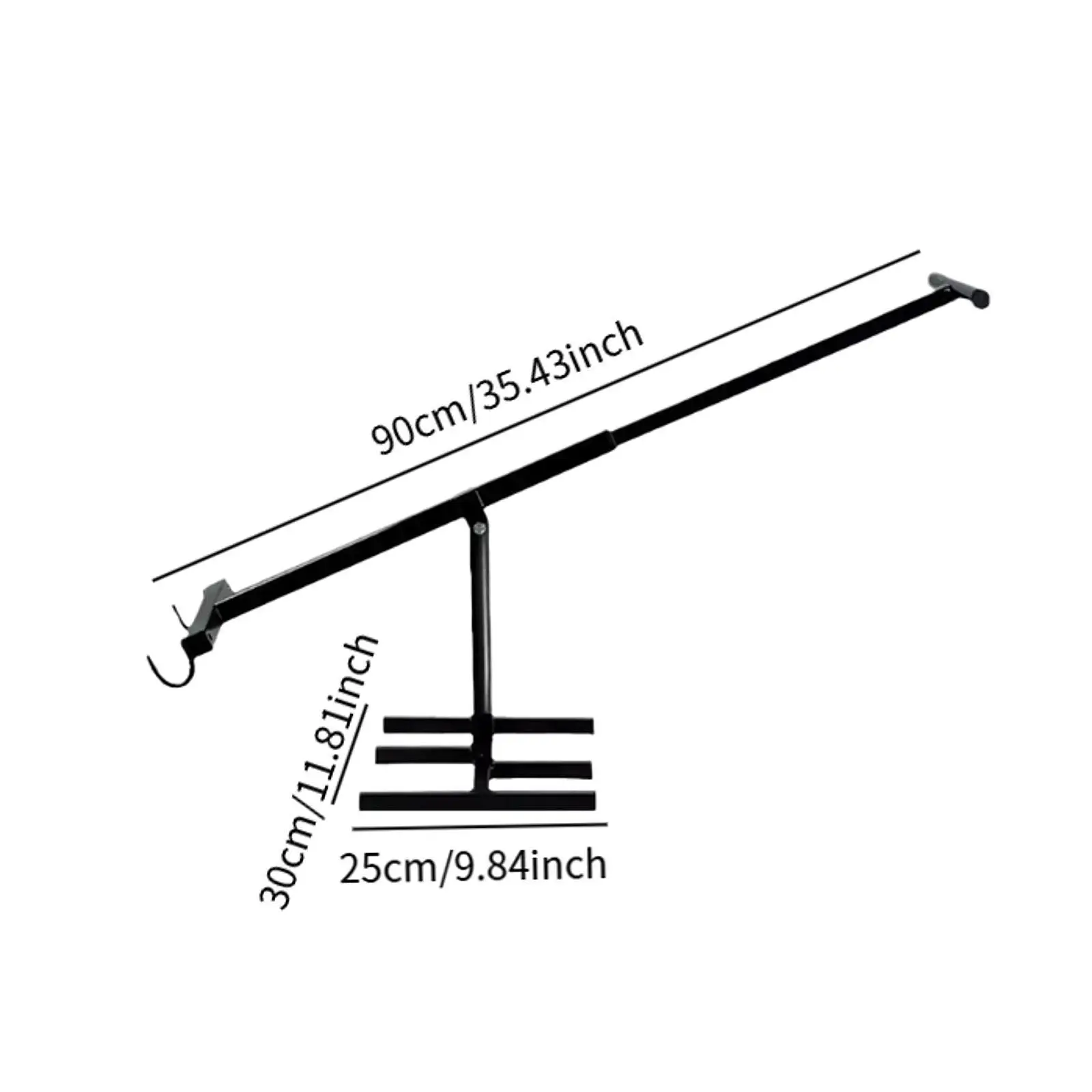 Manual Trash Compactor Tool Heavy Duty Sturdy Iron Compacting Trash Can Tool, Efficient Touchless Trash Bin Compactor