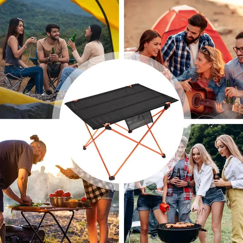 Tragbare Tische klappbarer tragbarer Picknick tisch Leichtmetall-Camping-Tisch kleiner Outdoor-Klapptisch tragbarer Camp-Tisch