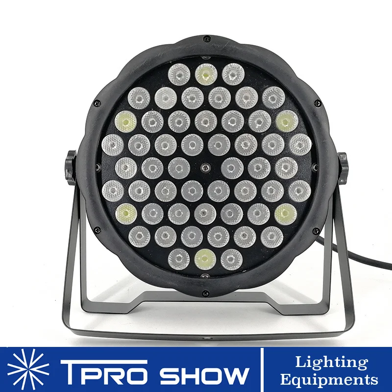 54 LED UV Light Party Dmx Sound Control Black Light Disco Stage Lighting Effect Flat Par Blacklight Grow In The Dark Performance