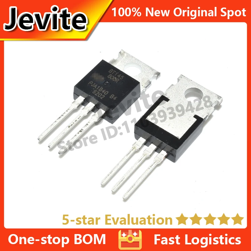 

Jevite 100% New Original electronics Controller BT145 BT145-800R 800V 16A TO-247 Triode Transistor