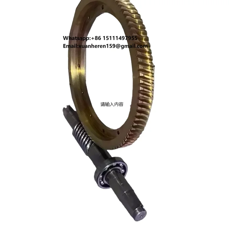 Elevator Worm Gear & Worm Shaft, Elevator Components Compatible with Global Brands