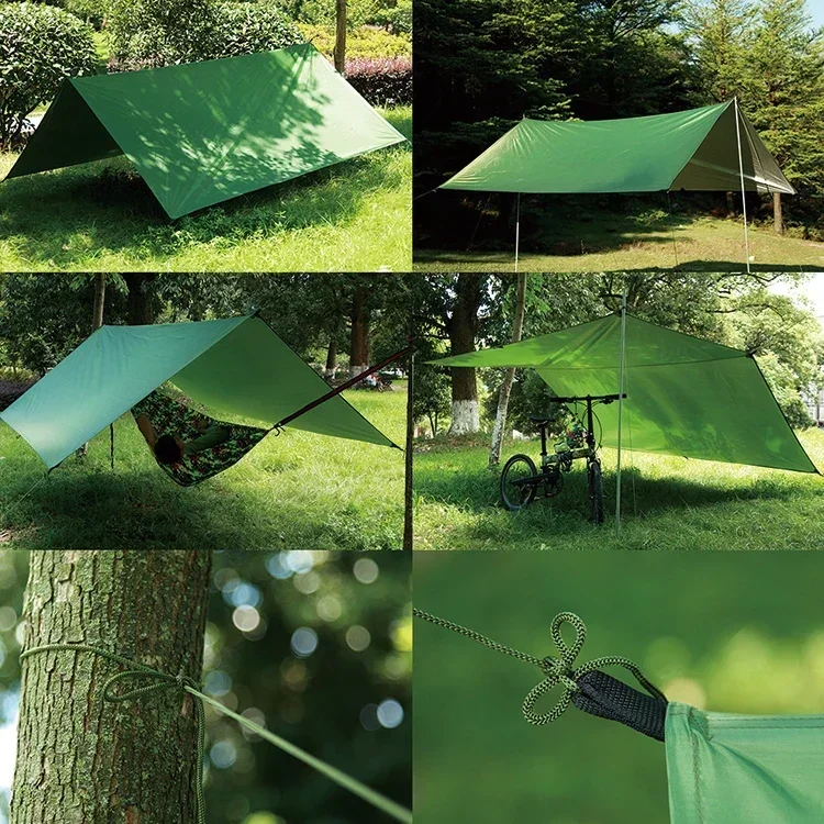 portable Outdoor Camping Rain Fly Sleeping Hammock With Mosquito Net