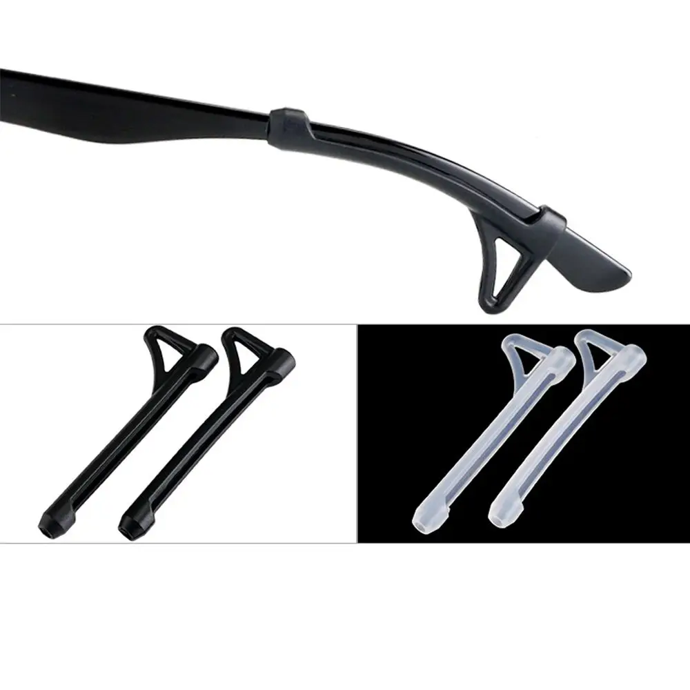 سيليكون ثابت الساقين كم المضادة للانزلاق الملحقات مكافحة خسر الأذن هوك نظارات غطاء النظارات الشمسية غطاء مضاد للانزلاق