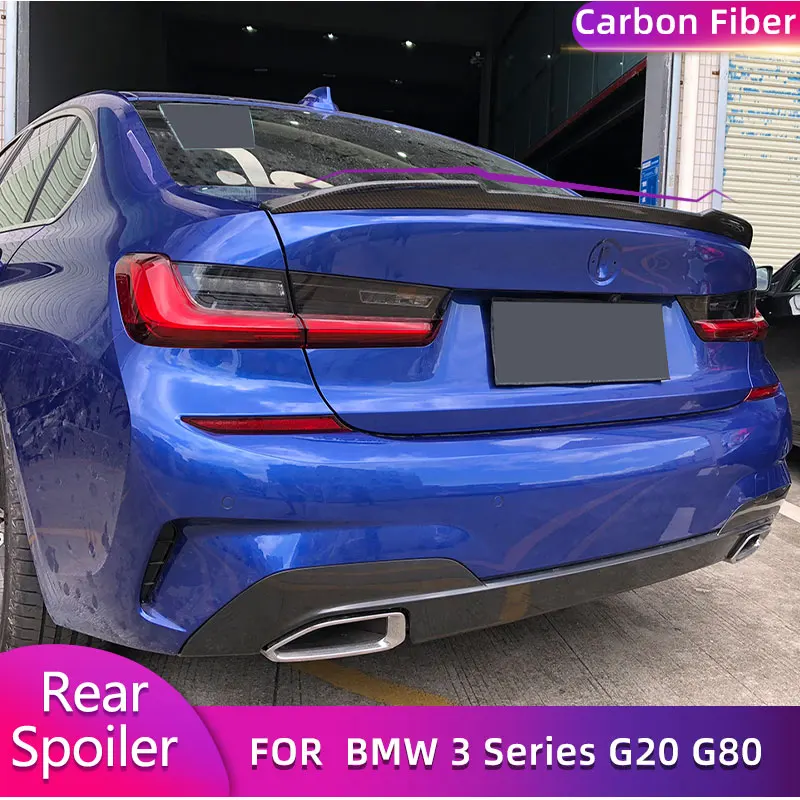 

Carbon Fiber Rear Trunk Spoiler Wings for BMW 3 Series G20 G80 M3 Sedan 4-Door 2019-2024 Racing Rear Spoiler Boot Lid Wing Lip