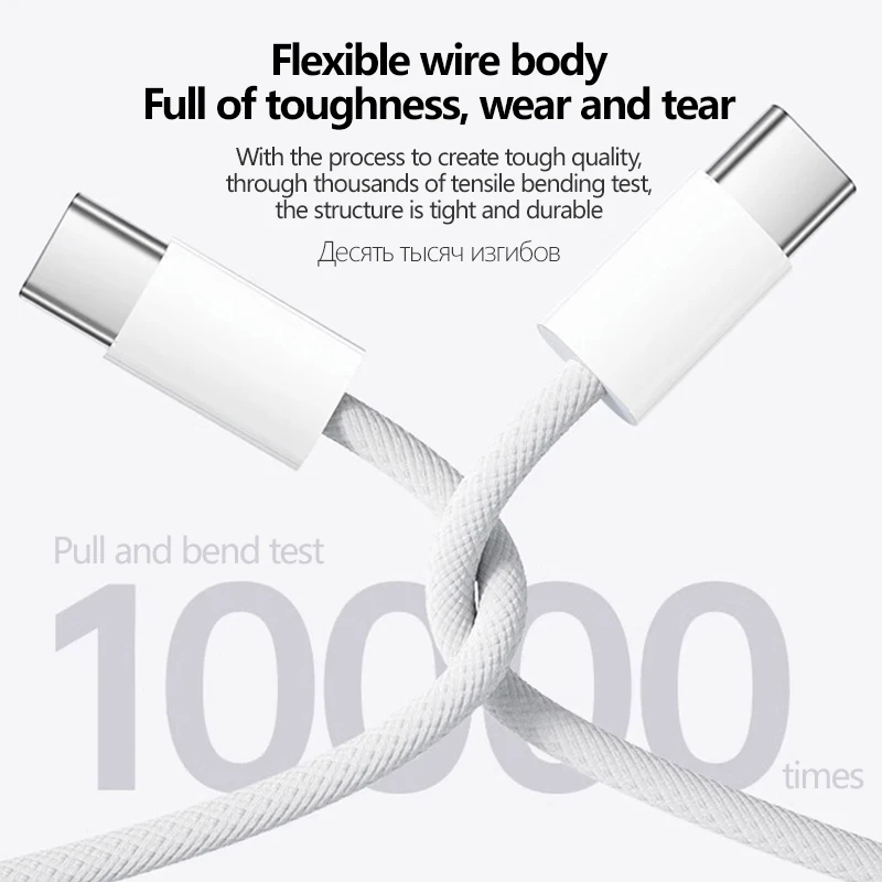 PD 35W USB C Phone Charger For Apple iPhone 15 Pro Max Fast Charging Type C Cable For iPhone 15 Plus Xiaomi Samsung Accessories - náhled 6