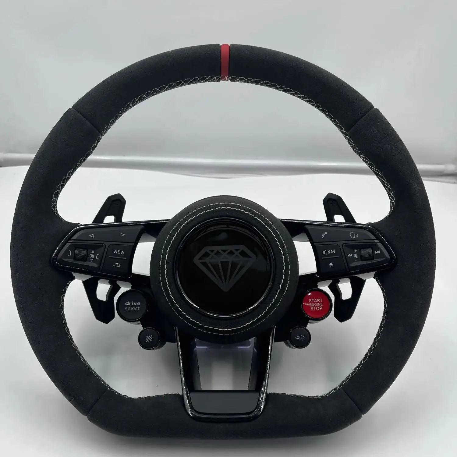 R Steering Wheel For A4 B8 A6 C7 A5 A4 B7 Q7 A3 8p Q5 A4 B6 A7 A6 C6 A4 B9 A3 8v A6 C8 R8 S3 Q8 Q7 Sq5 Alcantera Steering Wheel