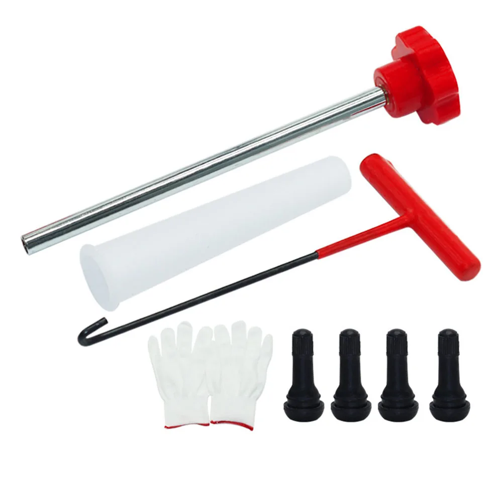 7 قطعة أدوات تركيب الصمام 22*9*4.5 لاستبدال صمام الإطارات السريع مجموعة أدوات تغيير الصمام السريع استبدال صمام ينبع