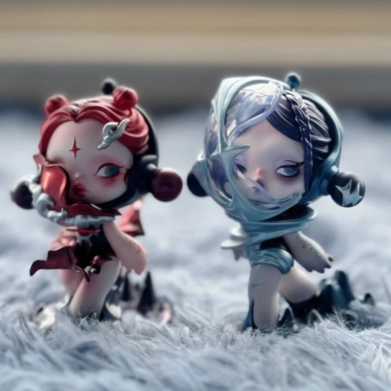 

Genuine Pop Mart Skullpanda The Sound Series Blind Box Cute Anime Figure Desktop Ornament Mystery Box Girls Customized Toy Gift