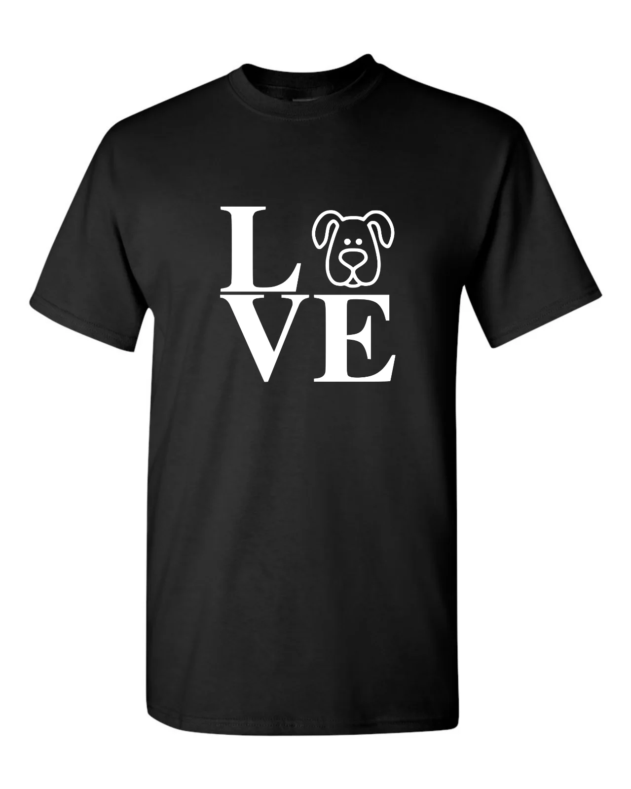 Puppy Dog Animal Lover T-Shirt I Love My Dog Funny Pet Tee Parody Graphic Design