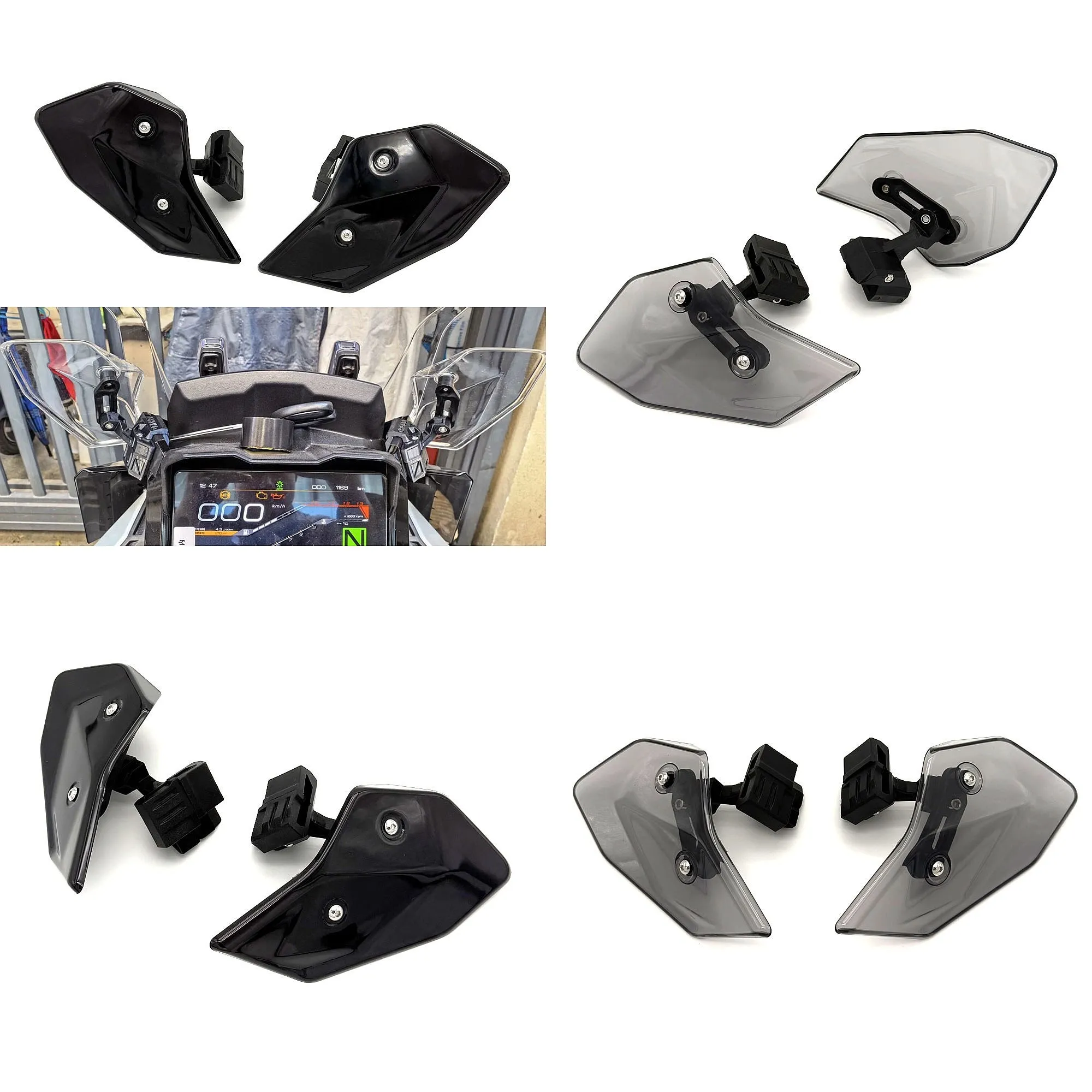 FOR ZONTES 703F Windshield Modification and Widening Kit for Small Windshields, Side Window, and Passenger Windshield