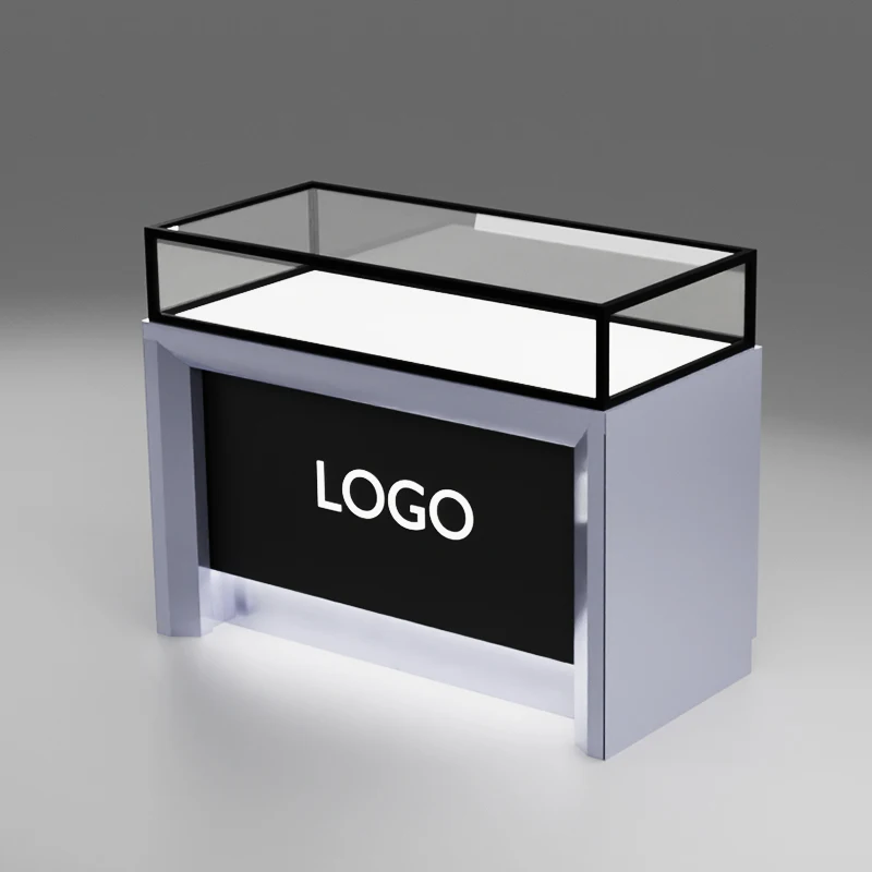 custom.Mobile Phone Shop Layout Decoration Design Interior Display Showcase Glass Cell Phone Display Counter