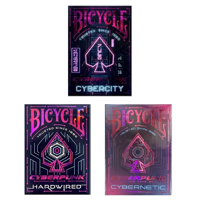 

Bicycle Cyberpunk Playing Cards Deck Magic Card Games Magic Tricks for Magician