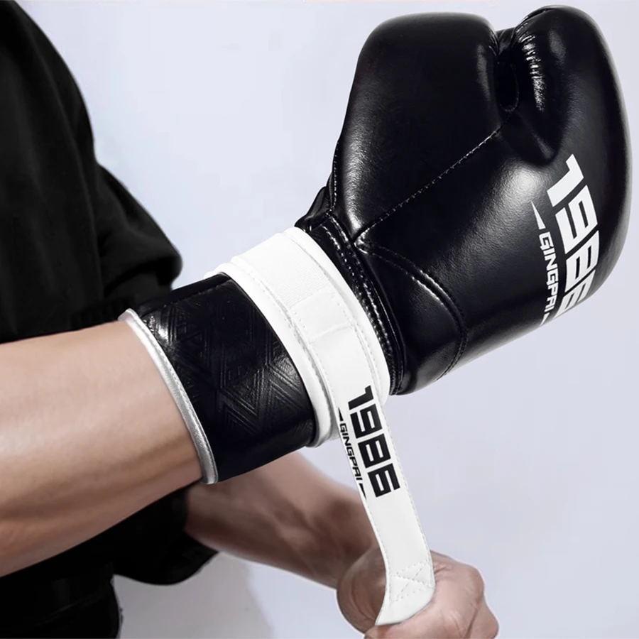 Self-adhesive Strap For Boxing Gloves Lace Up Converter Sports Martial Arts Kickboxing Adults Fixed Wrist Auxiliary Glove Lacing