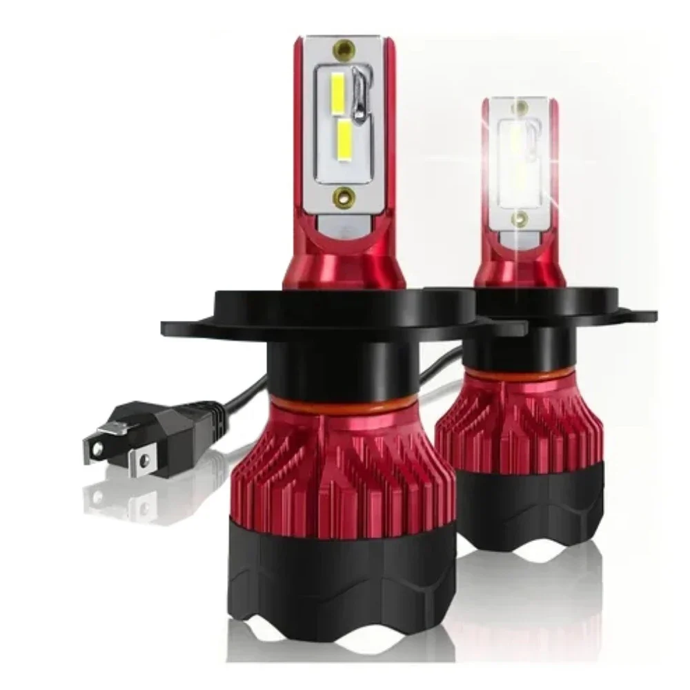 

High-Quality Car Light HB2 9003 H4 LED Headlight Bulbs, 60W 6500K 14000lm, Hi Lo Beam Canbus Included, Universal Fit Lamps