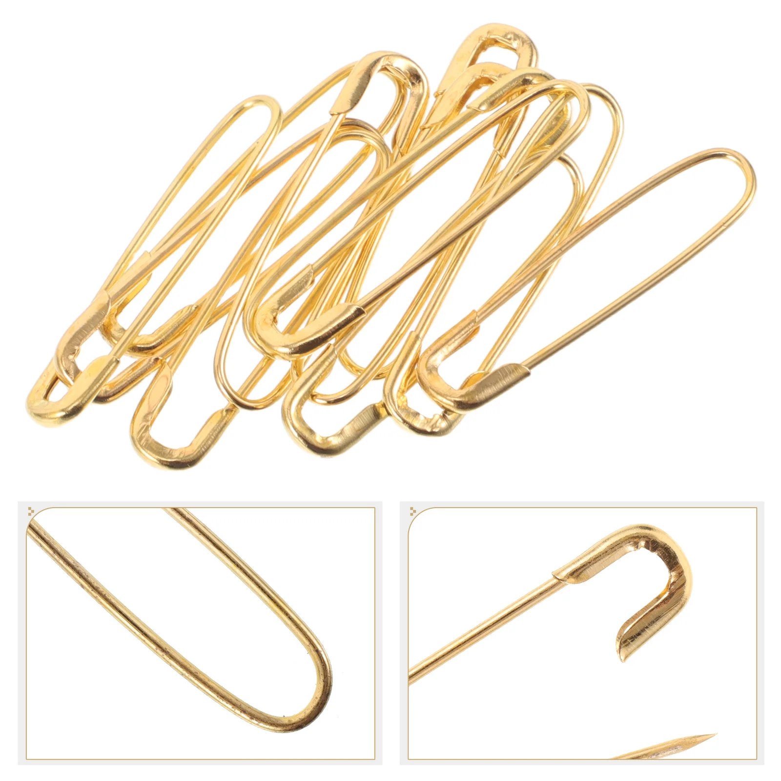 

1000Pcs Metal U-Shaped Safety Pins for Clothes Garment Tags Sewing Crafts Accessories Safety Pin Clothing Accessories