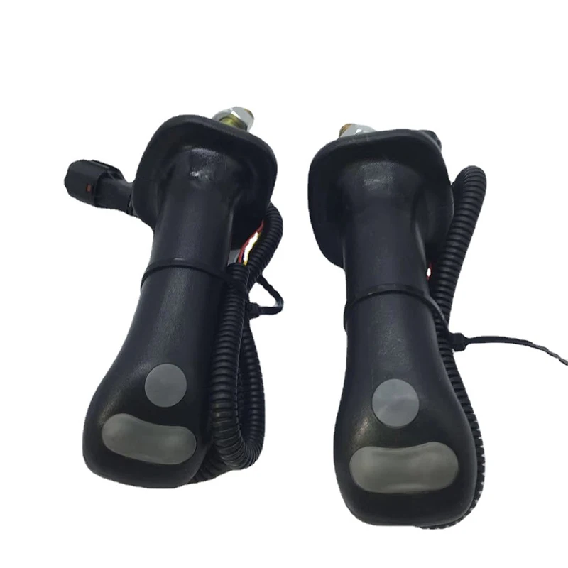 Accessories 2Pcs Joystick Excavator Parts For kovax Rubber Excavator dx225/dh225-9 dh300-9 Pilot Handle Fit