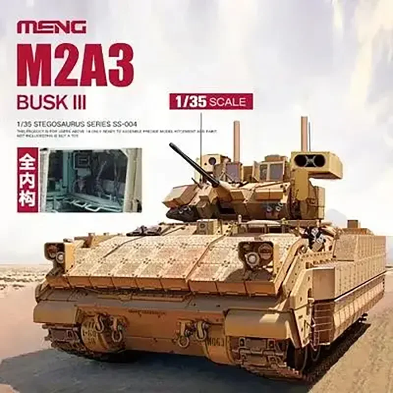 

Meng SS-004 1/35 M2A3 US.Infantry Fighting Vehicle Busk III Plastic Assembly Tank Model Building Kits For Adults Collection DIY